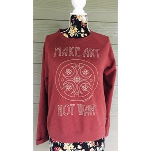 Obey Make Art Not War Sweatshirt